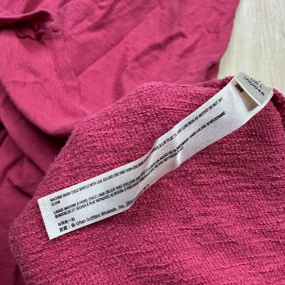 Anthropologie Saturday Sunday Kathie Flounced Knit Ruffle Hem Mini Dress Medium - Picture 14 of 16